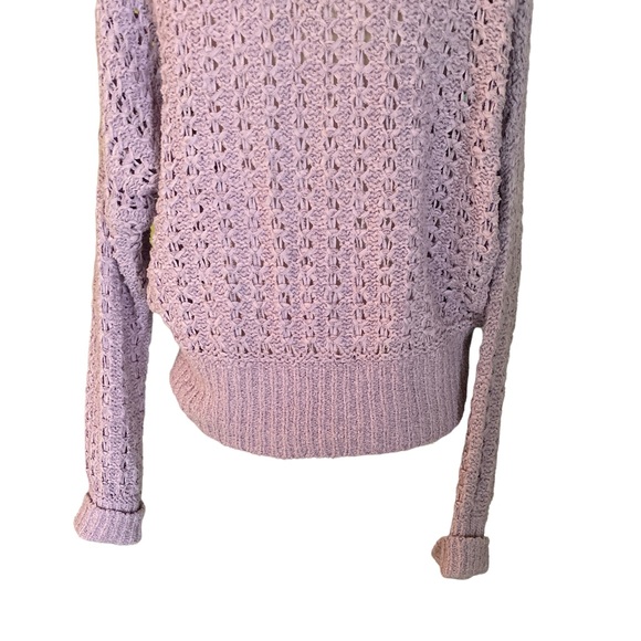Free People Best of You Cropped Lavender Sweater - S - Picture 10 of 14